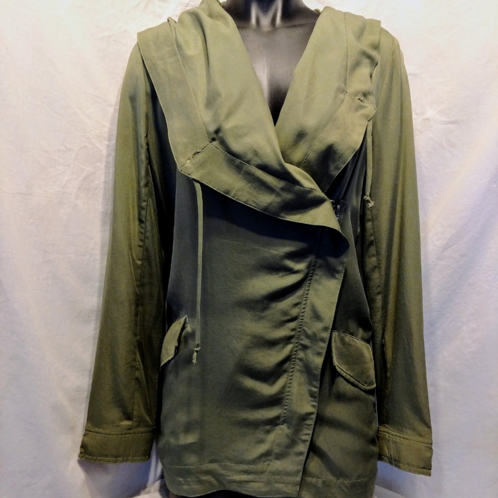 Pixley Stitch Fix Hooded Asymmetrical Zip Jacket